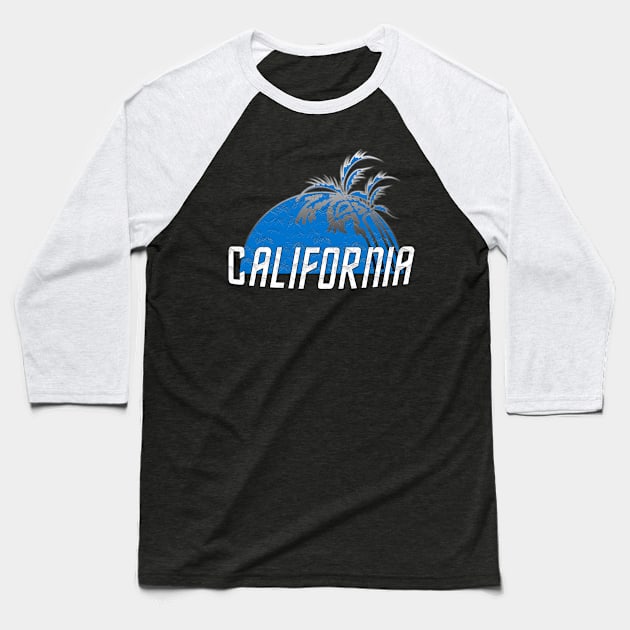 California Dreaming Perfect Gift (WhiteFont) Baseball T-Shirt by BeatsByTech Merch Store